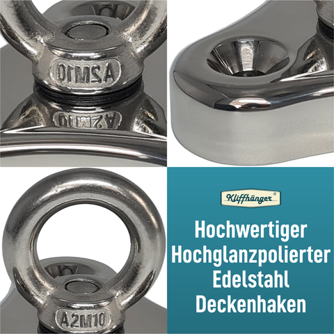 Deckenhaken Hängesessel Schwingfeder 450KG 360°Drehen Schwerlast  Deckenhalterung (325175545133) - купить на .de (Германия) с доставкой в  Украину
